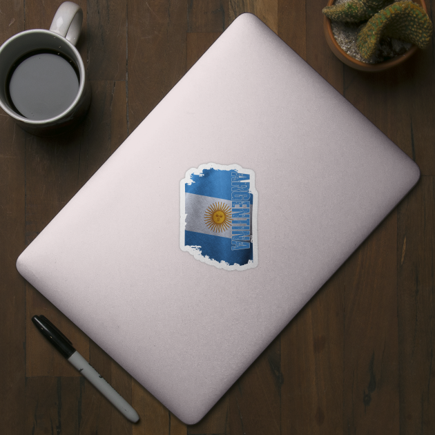 Argentina flag, argentinian flag by eka123